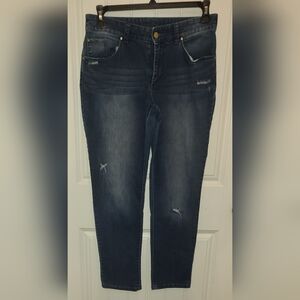 Women's Chico's Distressed Blue Jeans